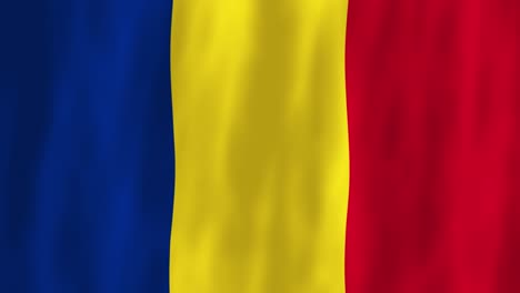 Romania-flag-country-animation-3D-symbol-design-waving-in-wind-movement-national-patriotism-world-culture-emblem-banner-blue-yellow-red-Europe