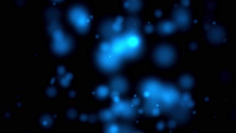 Blue-particles-floating-in-the-air