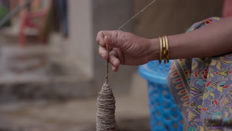 woman-working-in-the-village