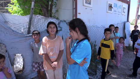 Children-at-the-Sharya-Refugee-Camp-near-Duhok,-Kurdistan-Iraq