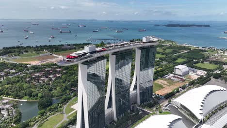 Marina-Bay-Sands,-luxury-hotel-in-the-Marina-Bay,-SIngapore,-tourist-attraction-and-city-skyline-icon