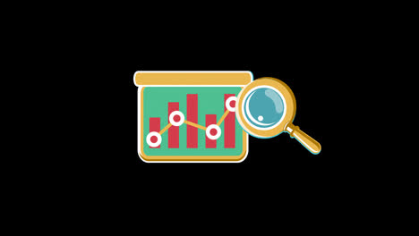 business-graph-magnifying-search-icon-Loop-concept-animation-with-Alpha-Channel