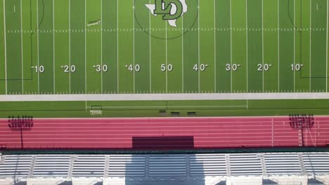 Aerial-footage-of-the-Falcon-Stadium-at-Lake-Dallas-High-School