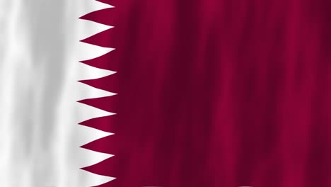 Qatar-West-Asia-Middle-East-flag-country-animation-3D-symbol-design-waving-in-wind-movement-national-patriotism-world-culture-emblem-banner-white-maroon