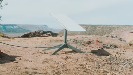 Starlink-satellite-by-Space-X-using-roaming-feature-on-a-road-trip-to-Utah