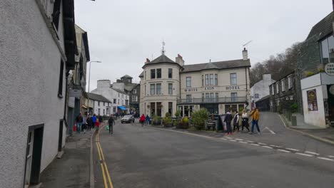 Imágenes-Editoriales-Del-Pueblo-Cumbriano-De-Ambleside-En-El-Distrito-Inglés-De-Los-Lagos.