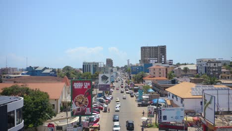 Aerial-view-of-Oxford-Street-in-Ghana,-Osu_3