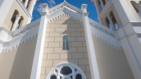 Fpv-Drone-Shot-Of-Parroquia-Nuestra-Señora-Del-Pilar-Church-In-Rio-Piedras-Puerto-Rico