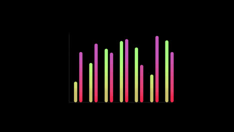 infographic-Financial-business-Digital-bar-graph-Chart-concept-Loop-animation-with-Alpha-Channel