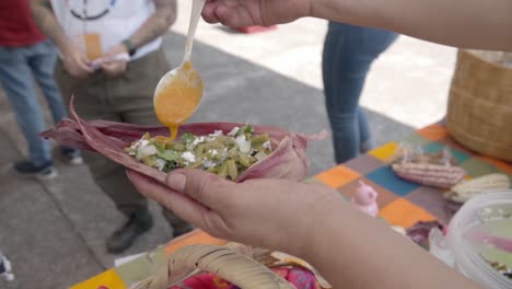 Recipe-for-native-Mexican-food-prepared-at-a-street-stall