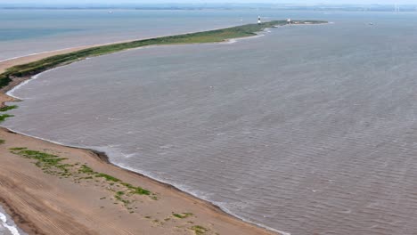 Aerial-footage-of-Spurn-head-peninsula-on-the-estuary-of-the-river-Humber