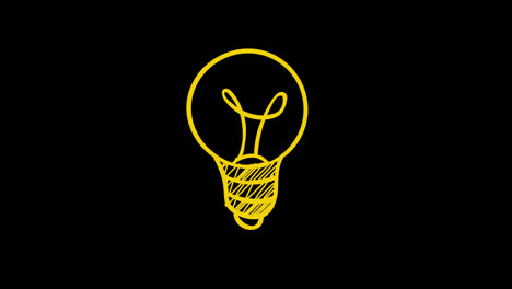 hand-drawn-doodle-light-bulb-idea-concept-Loop-animation-with-Alpha-Channel