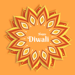 An-animation-of-Diwali-traditional-event-in-paper-style