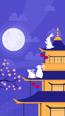 An-animation-of-Flat-background-for-mid-autumn-festival-celebration