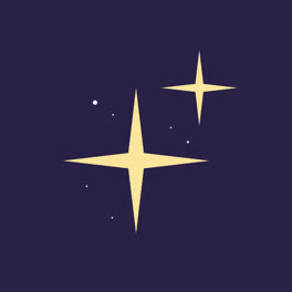 An-animation-of-Flat-sparkling-star-collection