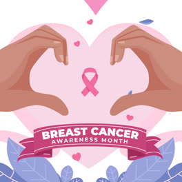 An-animation-of-Hand-drawn-flat-breast-cancer-awareness-month-background