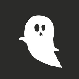 An-animation-of-Flat-halloween-animated-ghost-collection