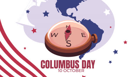 An-animation-of-Flat-columbus-day-background