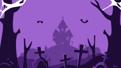 An-animation-of-Flat-background-for-halloween-season