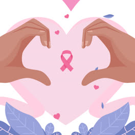 An-animation-of-Hand-drawn-flat-breast-cancer-awareness-month-background