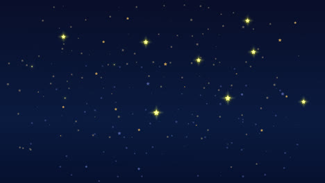 An-animation-of-Wonderful-starfall-background