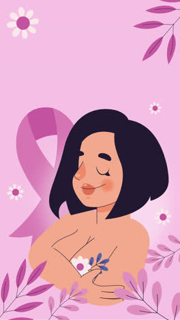 An-animation-of-Flat-social-media-cover-template-for-breast-cancer-awareness-month