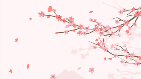 An-animation-of-Cherry-blossom-background