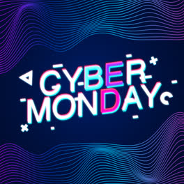 Una-Animación-De-Un-Fondo-Plano-Y-Ondulado-Del-Cyber-Monday.