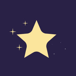 An-animation-of-Flat-sparkling-star-collection