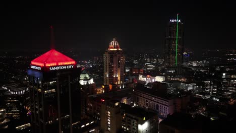 Horizonte-De-Sandton-En-Johannesburgo-En-Gauteng,-Sudáfrica