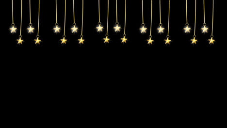 christmas-Golden-star-hanging-design-element-Ornament-Animation-with-alpha-channel-transparent-background