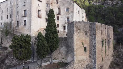 Luftaufnahme-Eines-Verlassenen-Wohnblocks-In-Der-Region-Murcia-Alicante,-Spanien