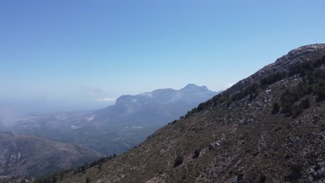 The-Sierra-Espuña-national-park-nature-scenery-Spanish-mountains-range,-aerial