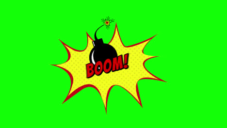 cartoon-boom-Comic-Bubble-speech-loop-Animation-video-transparent-background-with-alpha-channel.