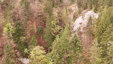 Beautiful-view-on-Konigssee-waterfall-near-the-town-of-Berchtesgaden-in-the-Bavarian-Alps,-Germany