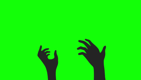 Halloween-zombie-hand-loop-animation-Halloween-concept-element-with-alpha-channel