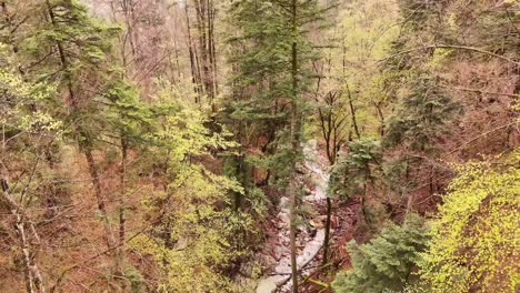 Beautiful-view-on-Konigssee-waterfall-near-the-town-of-Berchtesgaden-in-the-Bavarian-Alps,-Germany