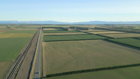 Wide-Open-Farm-Paddocks-In-Canterbury-New-Zealand-Mid-Morning