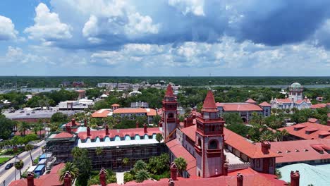 Drohnenschuss-Vor-Dem-Flagler-College-In-St.