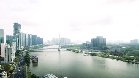 HCM-city-in-the-south-of-Vietnam-in-the-morning-with-commuters-rushing-to-work