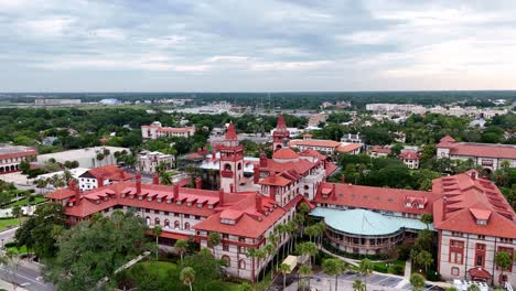 Drone-shot-of-Flagler-College-in-St