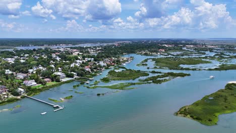 Drone-shot-of-the-Matanzas-River-in-St