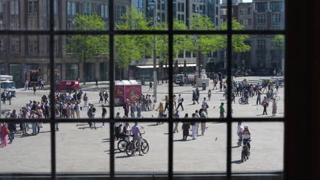 Dam-Square,-Amsterdam,-Nederlands