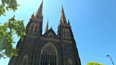 A-19th-century-minor-basilica-of-Gothic-Revival-design,-the-St