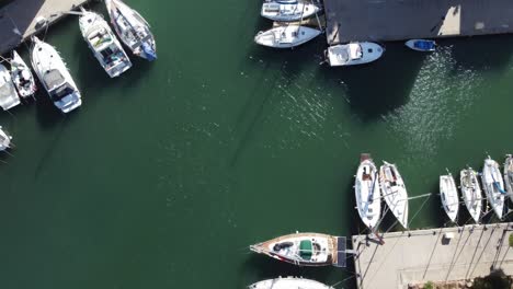 Shipping-port-marina-for-small-fishing-boats-in-Alboraya-Town-Valencia-Spain