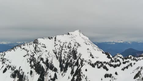 Snow-Covered-Rocky-Mountain-Peak-surrounded-by-Scenic-Mountain-Landscape