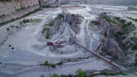 Thornton-Quarry-Pfanne-Schießen,-Illinois,-USA