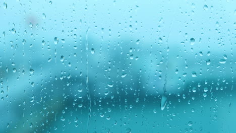 Rain-droplets-on-the-window-with-the-cityscape