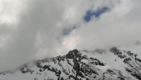 Snowy-Rocky-Mountain-Landscape-with-Trees