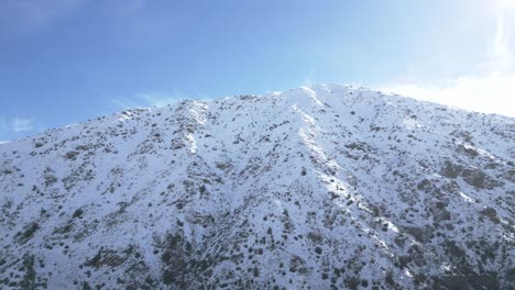 Straße-Nach-Farellones,-Skigebiet,-Chile